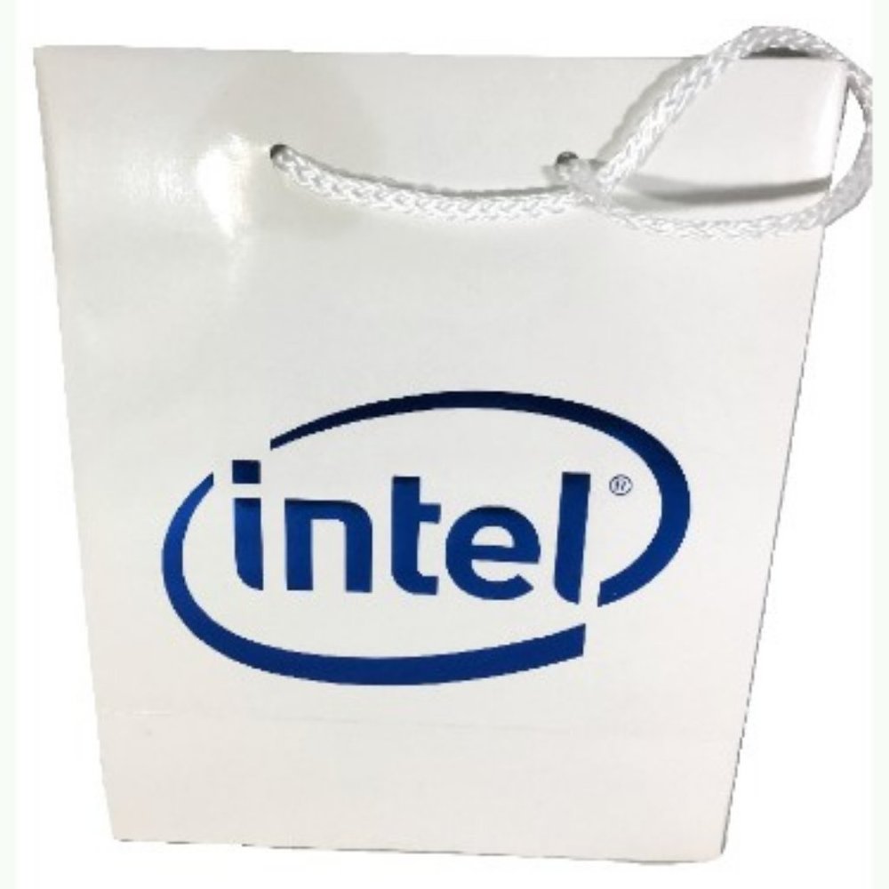 Shopping Bag Retail IBM Intel Computer Gift Tote